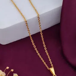 SZN Set Of 2 Gold-Plated Star Shaped Enamelled Pendants With Chains image 3