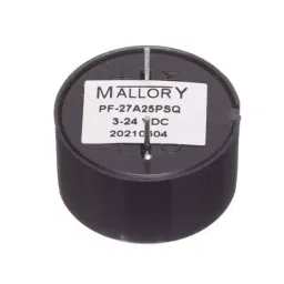 MALLORY Indicators Piezoelectric 15 mA Current Rating 12 VDC Voltage Rating, PF-27A25PSQ-picture-13