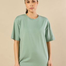 CULT Drop-Shoulder Sleeves Bio Finish Pure Cotton Oversized Fit T-shirt-picture-16