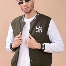 V-Mart Men Varsity Jacket with Embroidered-picture-18