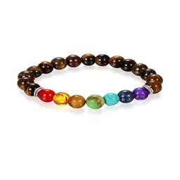 CONTEX MEDIA Unisex Artificial Beaded Elasticated Bracelet-picture-16