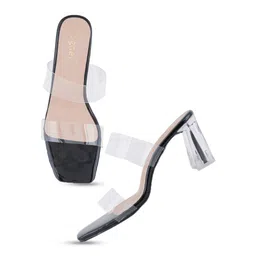 Cogner Colourblocked Block Heels image 4