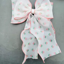 Radhya Accessories Women Pastel Cherry Hair Bow Clip-picture-10