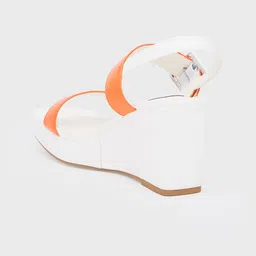 Sole To Soul Wedge Sandals with Buckles image 3