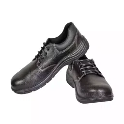 Coffer Safety Steel Toe Safety Shoes PVC Sole Low Ankle Black Synthetic Leather Size UK 8, 2004-image-11