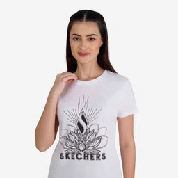 skechers STUD EMBELLISHED ROUND NECK TSHIRT image 5