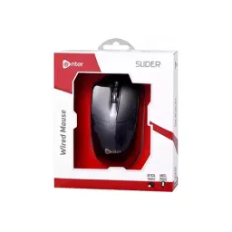 ENTER Slider USB 2.0 Black Wired Optical Mouse image 4