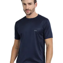 FTX Men Pack of 2 Dri-FIT Solid Round Neck T-shirts image 4