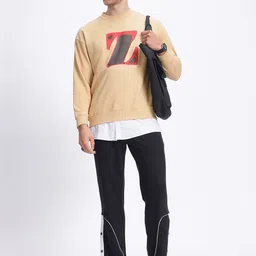 glitchez Printed Relaxed Drop-Shoulder Terry Sweatshirt image 3