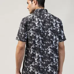 Blackberrys Men Slim Fit Floral Opaque Printed Casual Shirt image 5