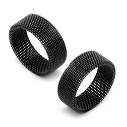 MEENAZ Men Set Of 2 Rhodium-Plated Band Finger Ring-image-78