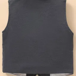 Robo Fry Full Sleeves Textured Party Suits - Grey image 3