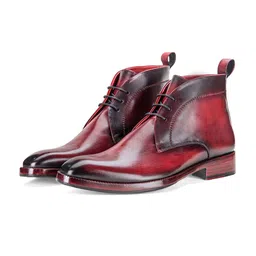 Lethato Men Block-Heeled Chukka Boots-picture-32