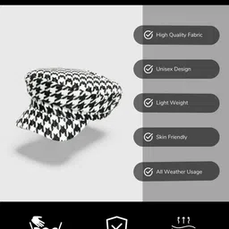 CHOKORE Unisex Printed Cotton Visor Cap image 4