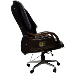 Divano Modular Big Boss Leatherette Black High Back Recliner Office Chair DM 109 image 4