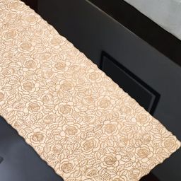 Dakshya Industries Yellow & Beige Self-Designed Table Runners-picture-19