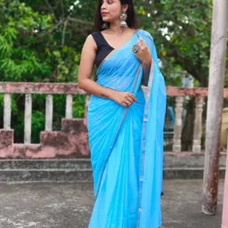 Ruuprekha Zari Pure Cotton Khadi Saree-image-71