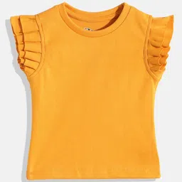 Eteenz Girls Ruffled Regular Knitted Top-image-42