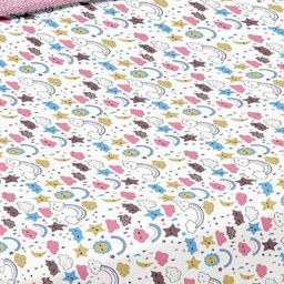 Trance Home Linen Pink & White Geometric 150 GSM Single Bed Dohar-picture-24