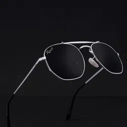 RESIST EYEWEAR Unisex Square Sunglasses with UV Protected Lens image 3