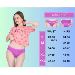 EMBATA Pack of Women Mid-Rise Cotton Bikini Briefs image 2