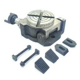 Assorts Tilting Rotary Table 80 mm (3 Inch) with ER16 & 20 Collet Adaptor with M6 Clamp Kit image 5