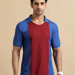 ECOLINE Clothing Men Antimicrobial Colourblocked Polo Collar T-shirt-picture-16