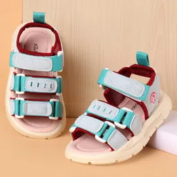Babyoye Velcro Closure Sandals - Pink-picture-11