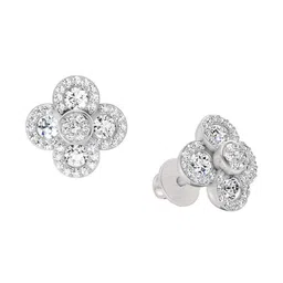 Sparkles 14KT Gold Earrings With 0.79 Carat Lab Grown Diamonds- 2.14 g image 3