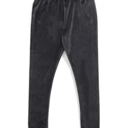 Lil Lollipop Velvet Hearts Printed Leggings - Grey image 3