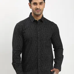 Indian Terrain Men Classic Fit Floral Printed Spread Collar Casual Shirt-picture-15