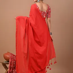 PALLO LATKE Khadi Saree image 3