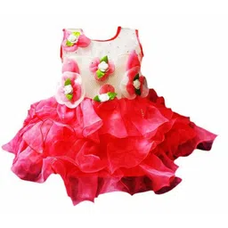 VILLATA FASHION Georgette Fit & Flare Dress-image-29