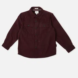Pepe Jeans Boys Spread Collar Solid Cotton Casual Shirt-image-34