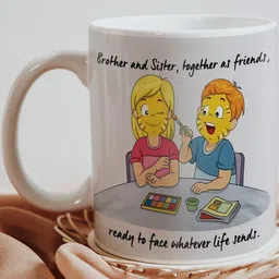 skytrends Unique Printed Coffee Mug gift for Brother and Sister - 67-picture-11