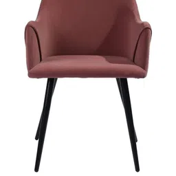 DOE BUCK Metal Pink Tufted Chair image 3