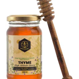 Shiva Organic Thyme Honey High Altitude Himalayan Pure and Natural No Added Sugar - 250 g image 5