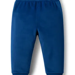 ToffyHouse Knit Winter Wear Night Suit With Animal Embriodery - Blue image 5