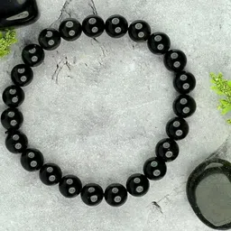 Divine souvenirs Unisex Artificial Beaded Elasticated Bracelet image 1