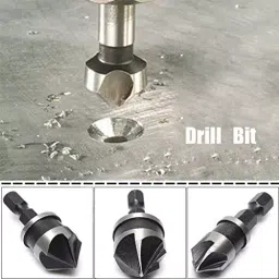 YADAV Hex Countersink Drill Set Boring Bits for Wood and Metal (Set of 3) image 3