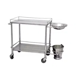 11 Enterprises 75 x 50 x 80 cm Stainless Steel Instrument Dressing Table-image-38