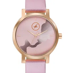 Fastrack Women Grace Patterned Leather Analogue Watch 6222WL02-Pink-picture-38