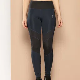 Alcis Women Colorblocked Training Tights with Paneling Detail-picture-11