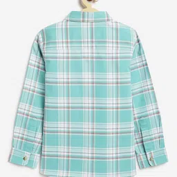 Campana Boys Checked Casual Shirt image 3