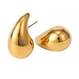 DZOIR Women Gold-toned Studs Earrings-picture-39