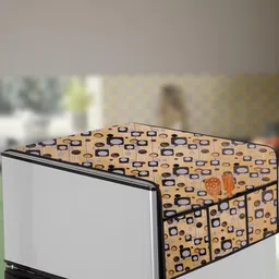 The Furnishing Tree Beige Plastic Refrigerator Cover-picture-10