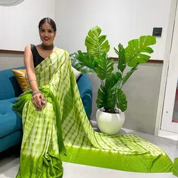 KALINI Women Tie and Dye Ready to Wear Saree image 3