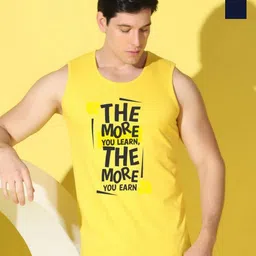 WOOSTRO Men Typography 2 Printed Raw Edge Slim Fit T-shirt image 1