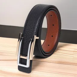 LOOPA Men Textured Reversible Formal Belt-picture-33