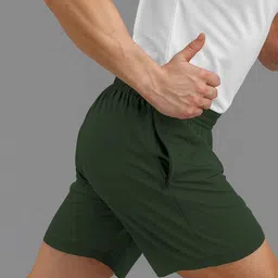 avolt Pack of 2 Printed Men Dark Green, Light Blue Casual Shorts image 4